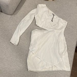 White Hello Molly Tie Dress